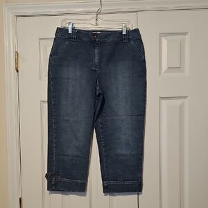 Talbots Dark Blue Ankle Jeans